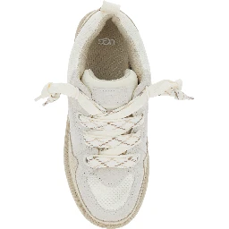 Sneaker Lo Lowmel with mesh inserts and white suede logo for women