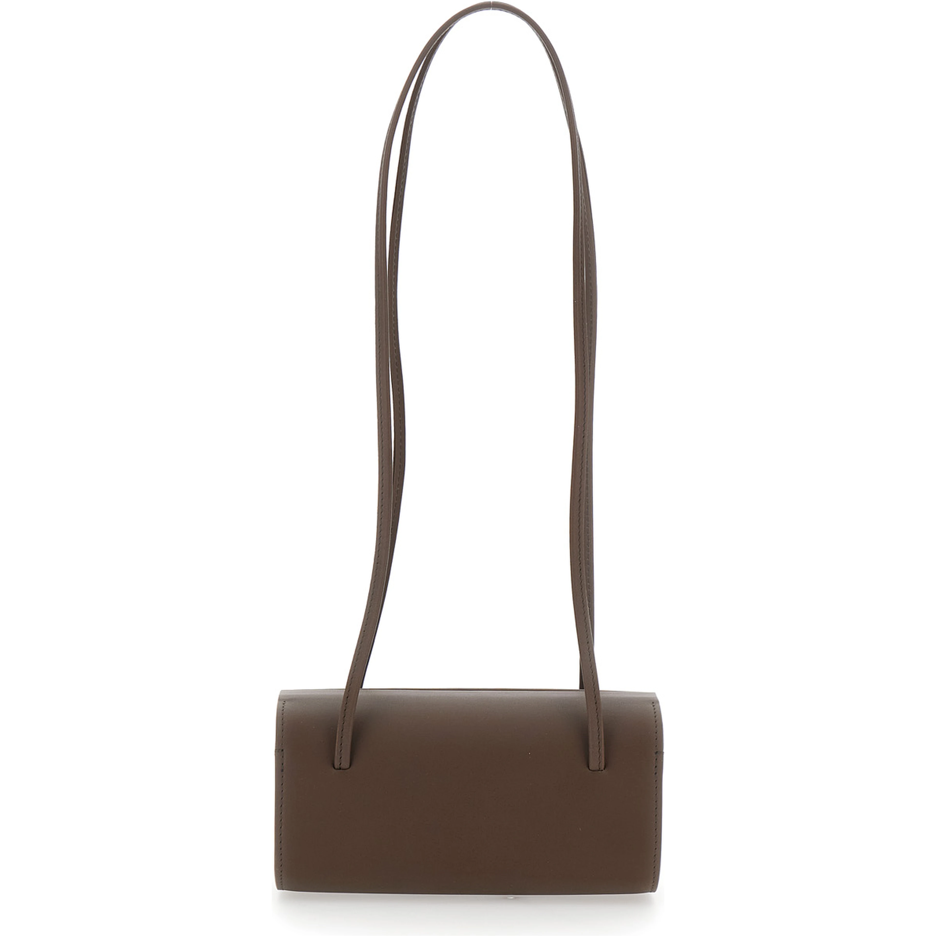 MIE BAG is a shoulder bag with elegant details and a brown unisex zip closure