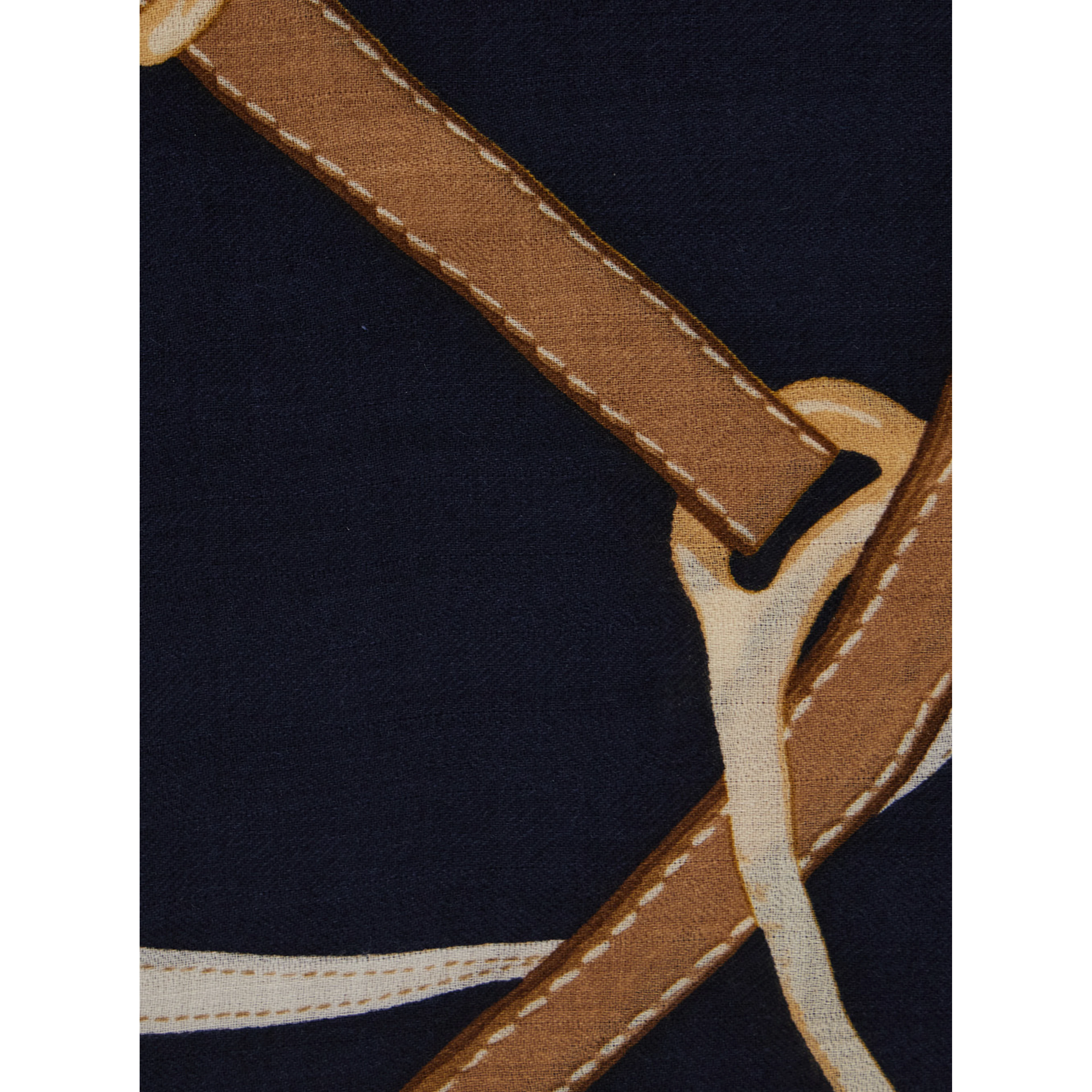 Large square scarf with logo and blue Tech Fabric unisex