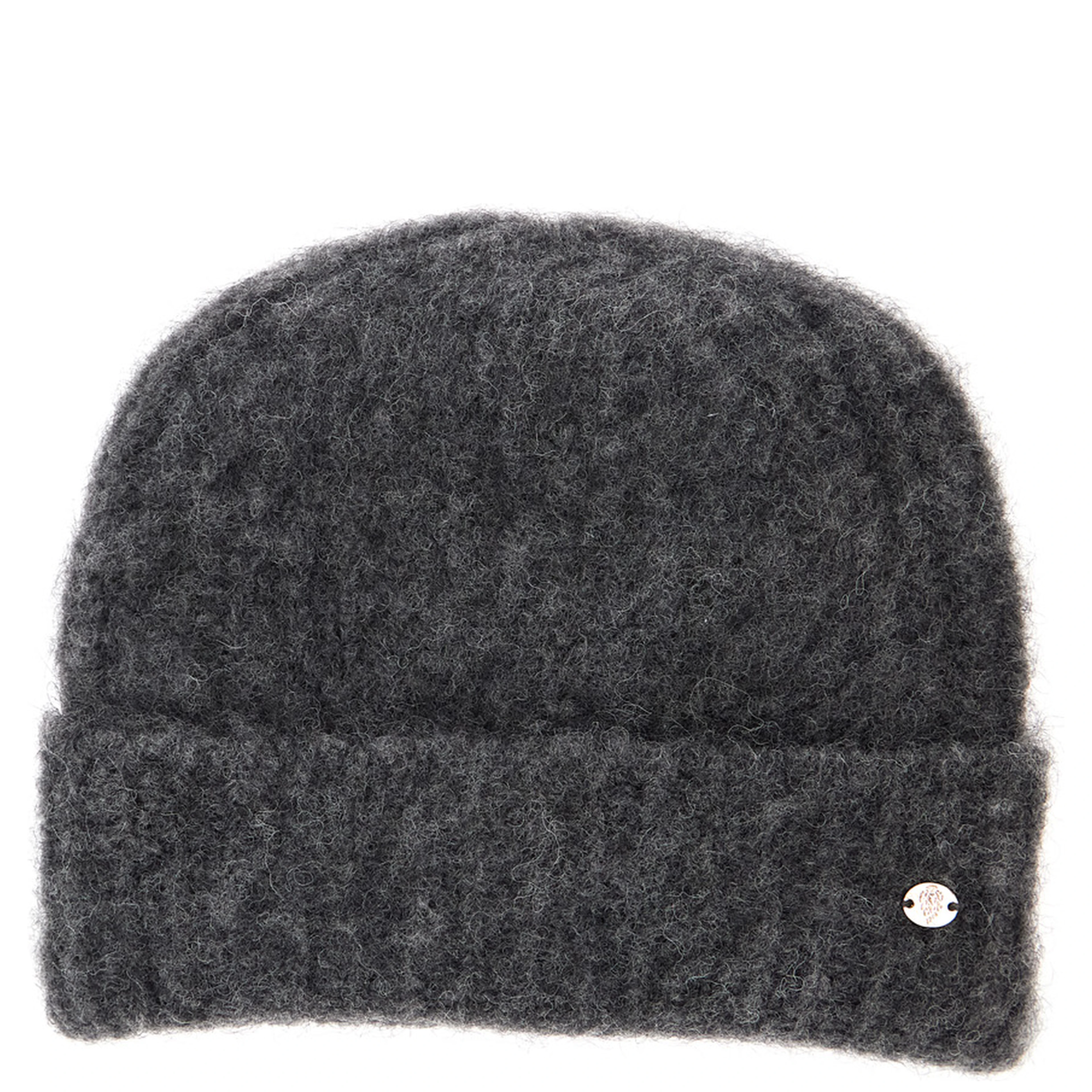 Gray Unisex Wool and Alpaca Beanie