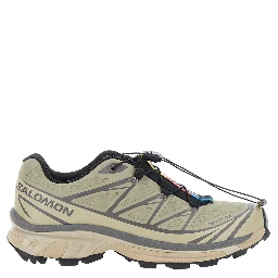 XT-6 Beige Sneaker with Logo Applied on the Tongue and Chunky Sole in Fabric Unisex