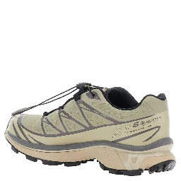 XT-6 Beige Sneaker with Logo Applied on the Tongue and Chunky Sole in Fabric Unisex