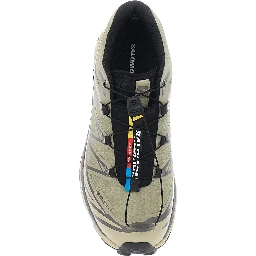 XT-6 Beige Sneaker with Logo Applied on the Tongue and Chunky Sole in Fabric Unisex