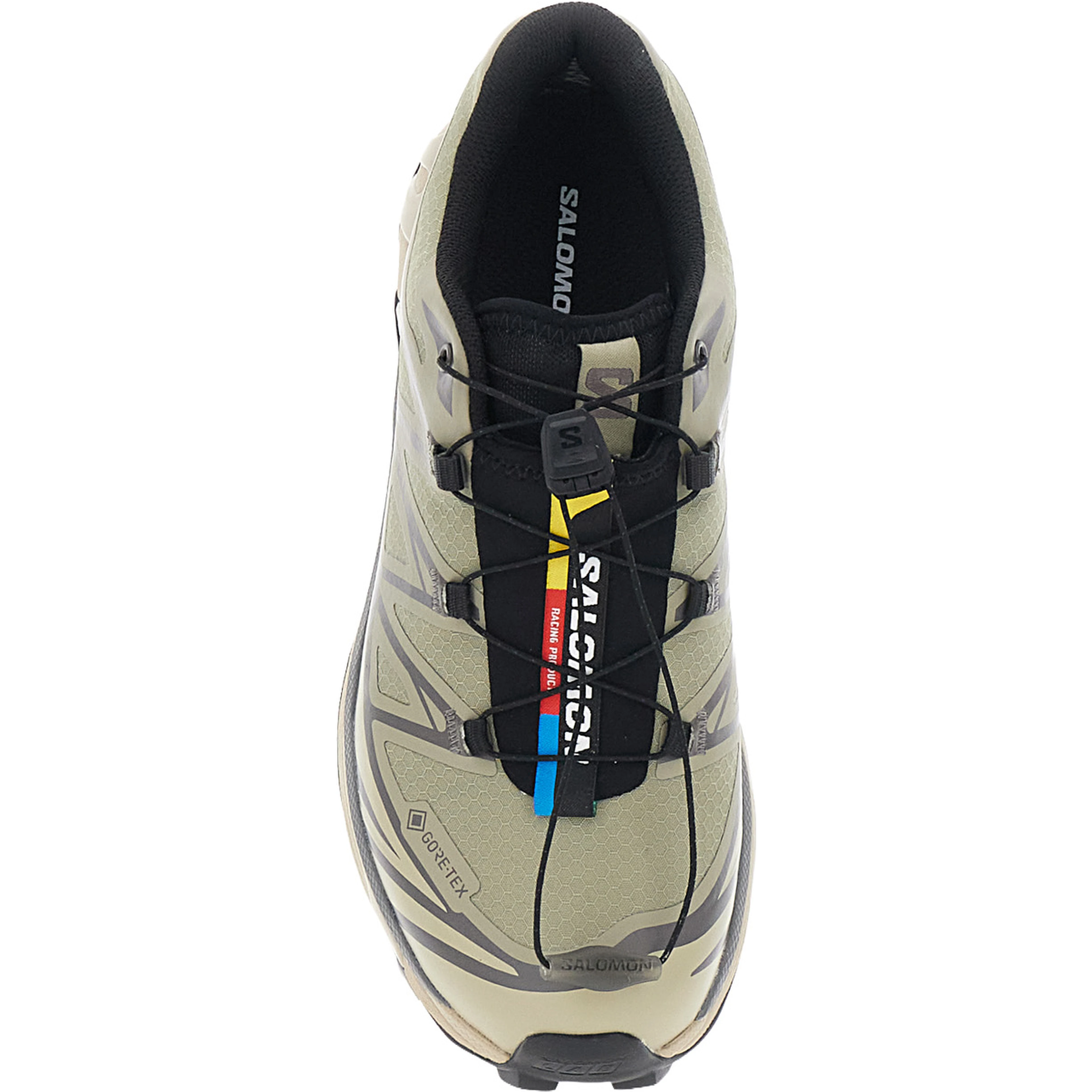 XT-6 Beige Sneaker with Logo Applied on the Tongue and Chunky Sole in Fabric Unisex