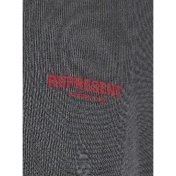 Faded Black T-Shirt with Logo on the Front and Maxi Logo on the Back in Cotton for Men