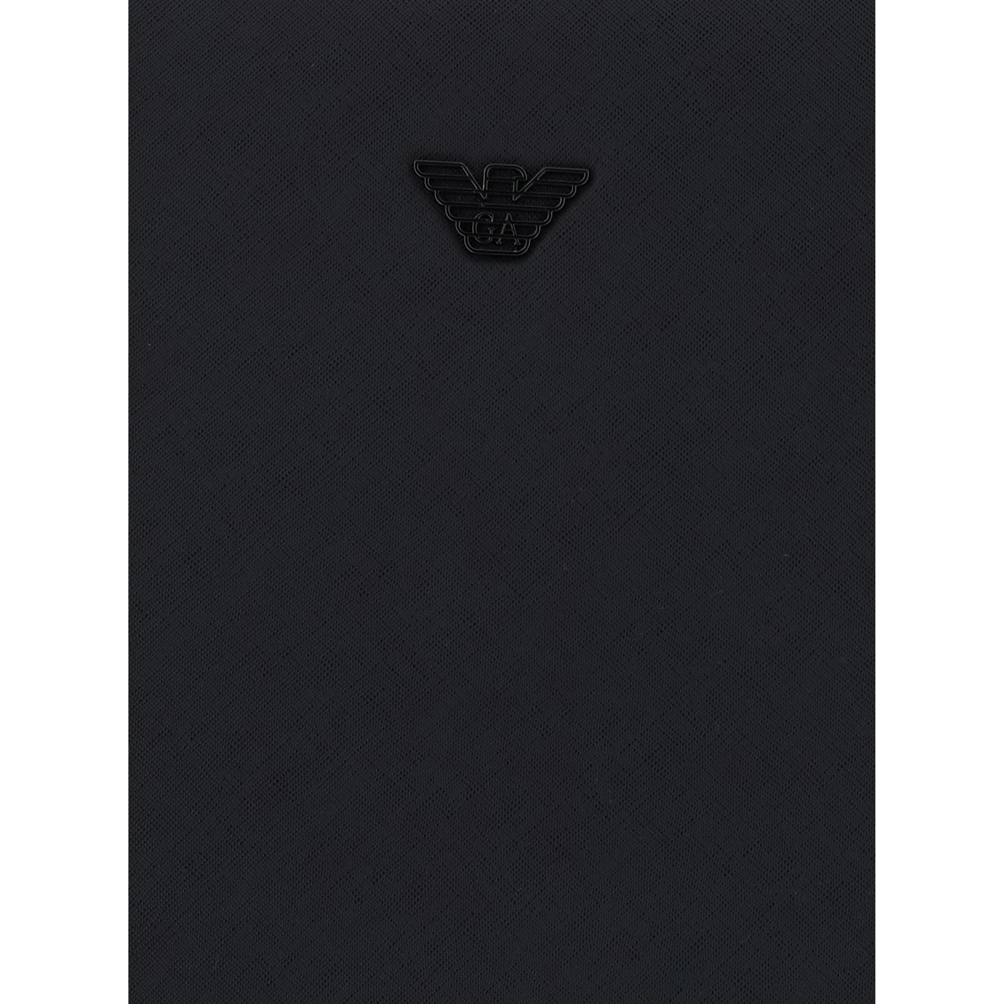 black Trolley suitcase with logo patch on the front in fabric for Men