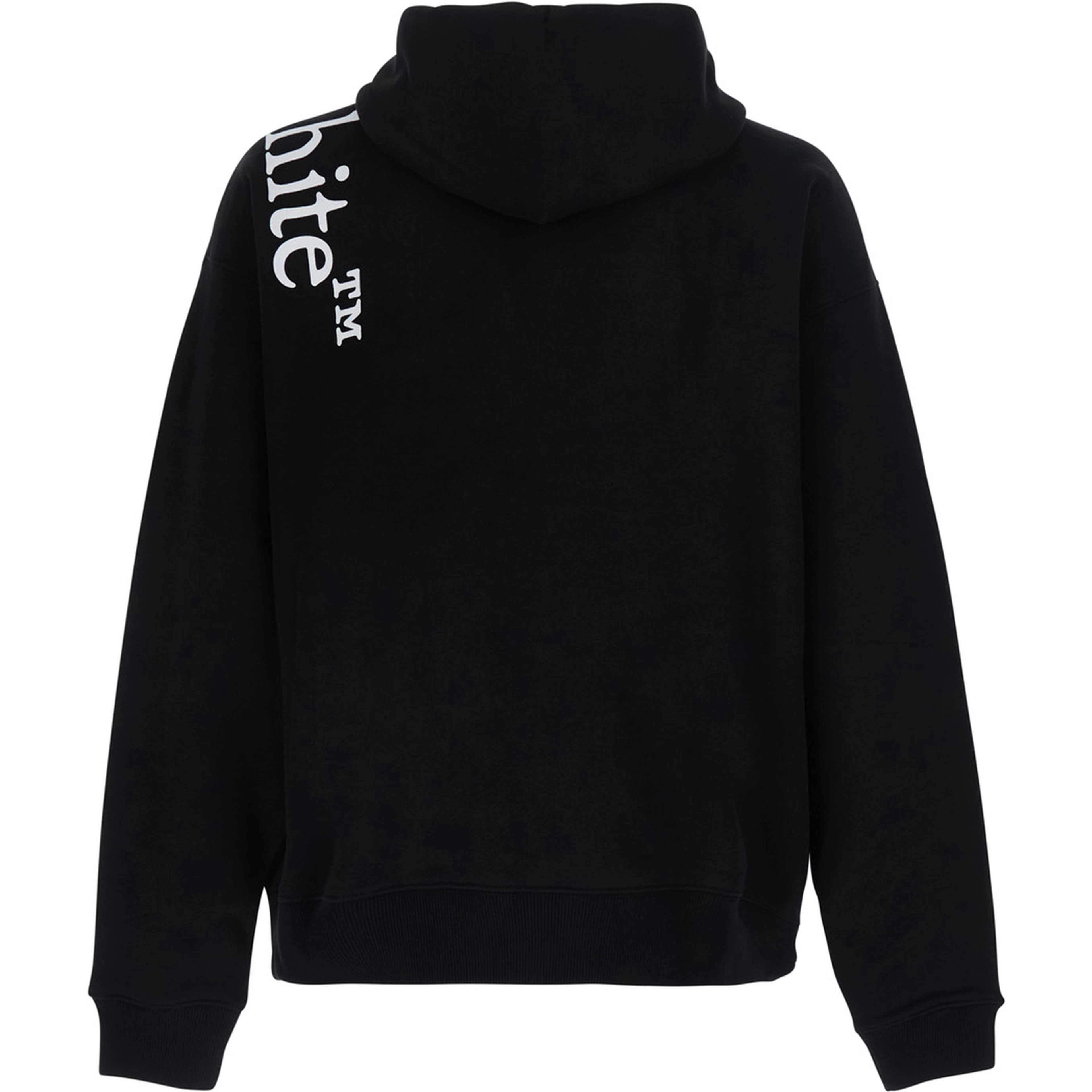 Sweatshirt VERTICAL BOOKISH with black cotton logo unisex