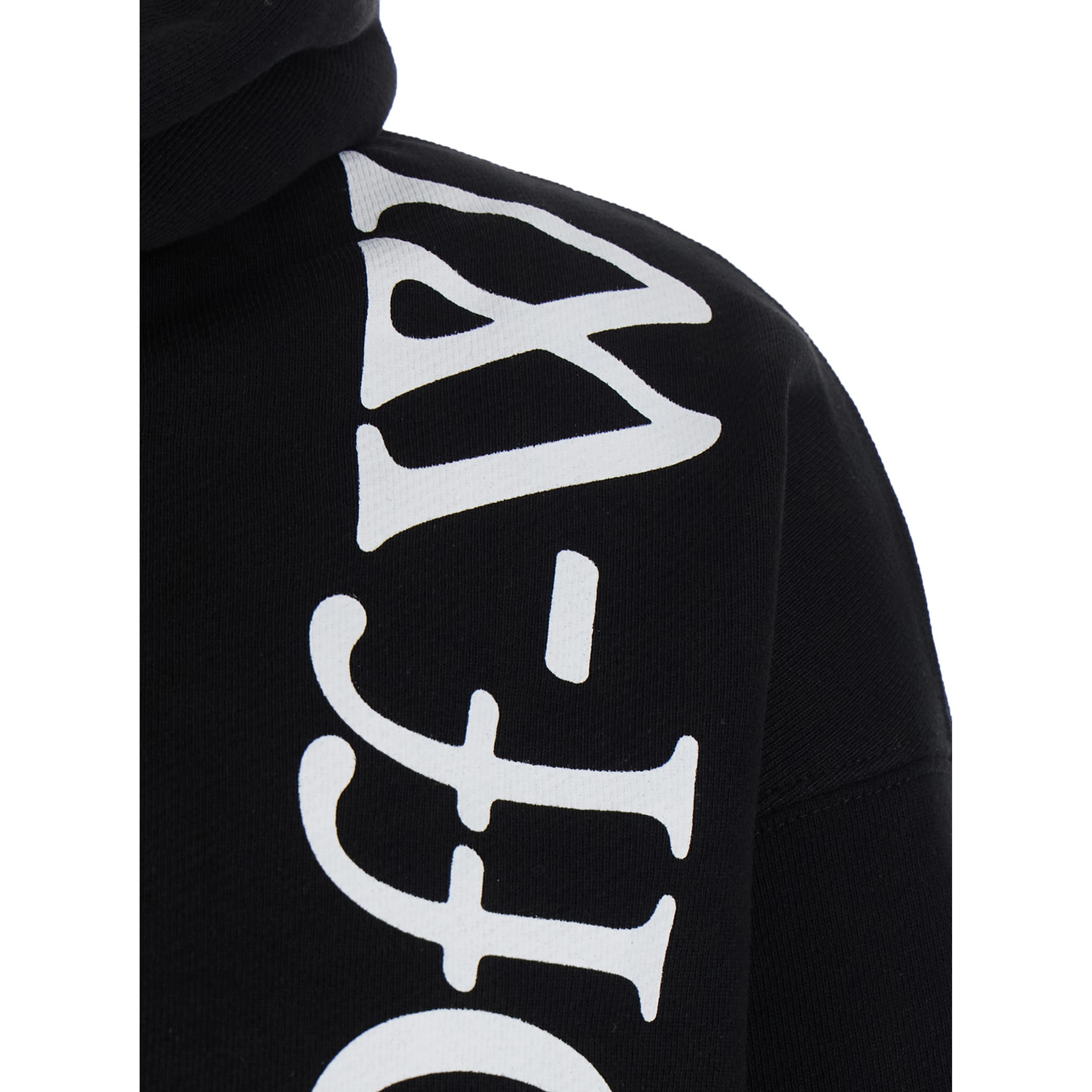 Sweatshirt VERTICAL BOOKISH with black cotton logo unisex