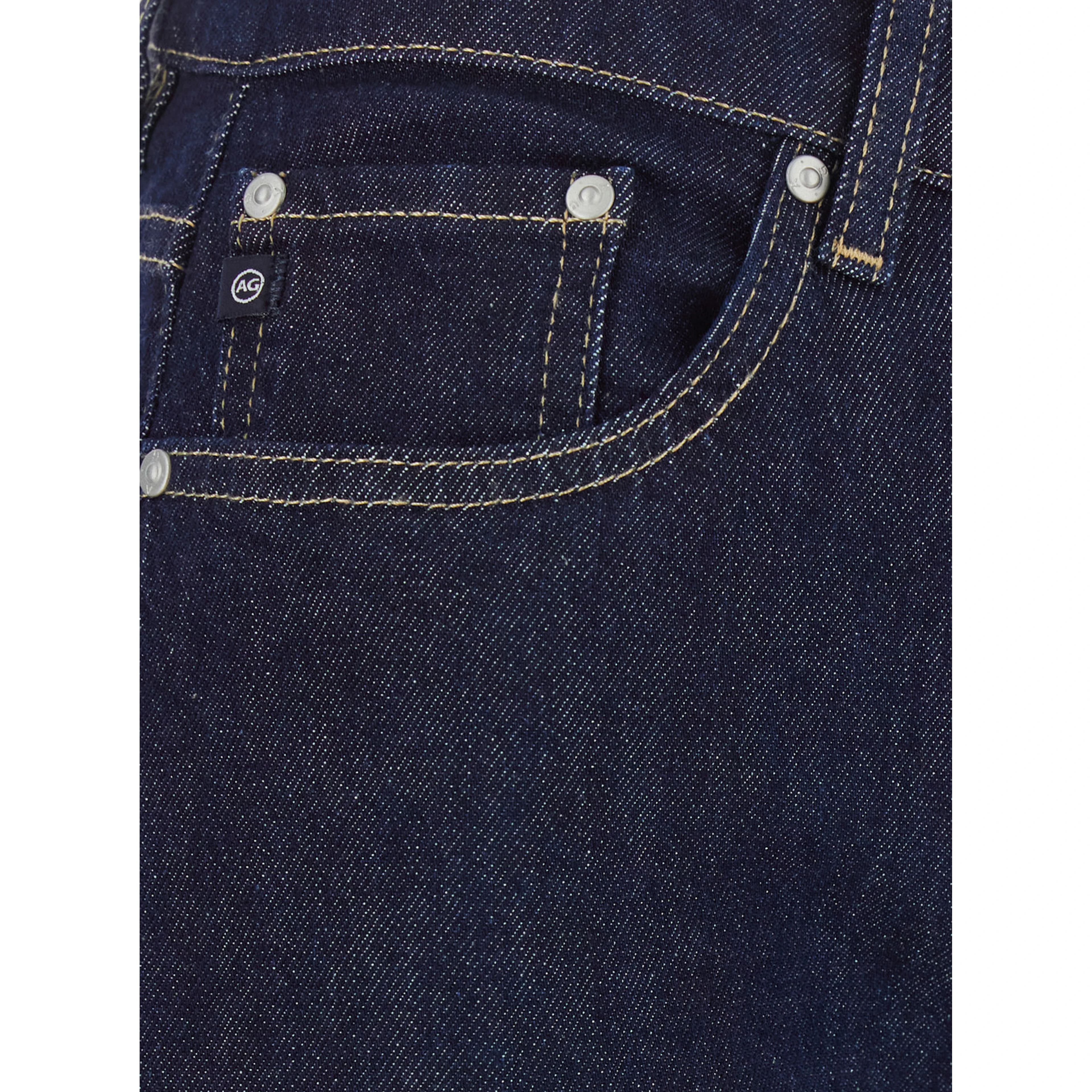 BRINLEY MID RISE STRAIGHT Jeans with mid-rise and Blue pockets for Women