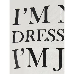 White T-Shirt with Maxi Print on the Front in Cotton for Women