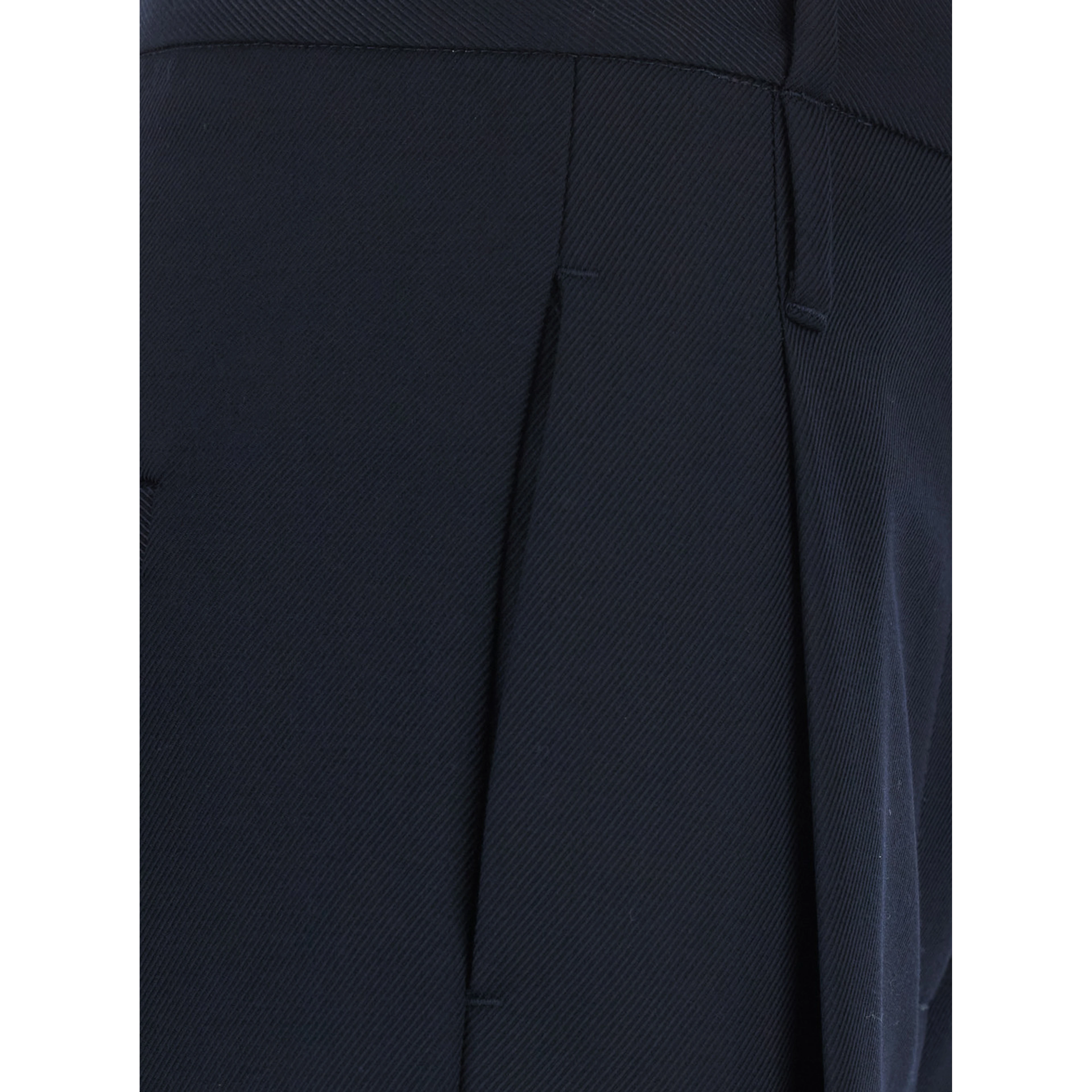Zillo Blue pants with hidden closure on the front in fabric for women