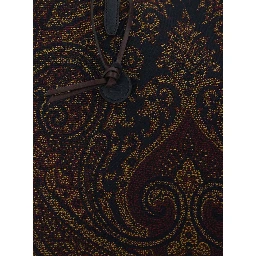 Lovetrotter Brown Tote bag with Jacquard motif in Denim for Women
