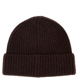 MOSS WOOL Hat with wool processing and brown unisex color