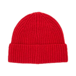 MOSS WOOL Hat with wool and red color for unisex