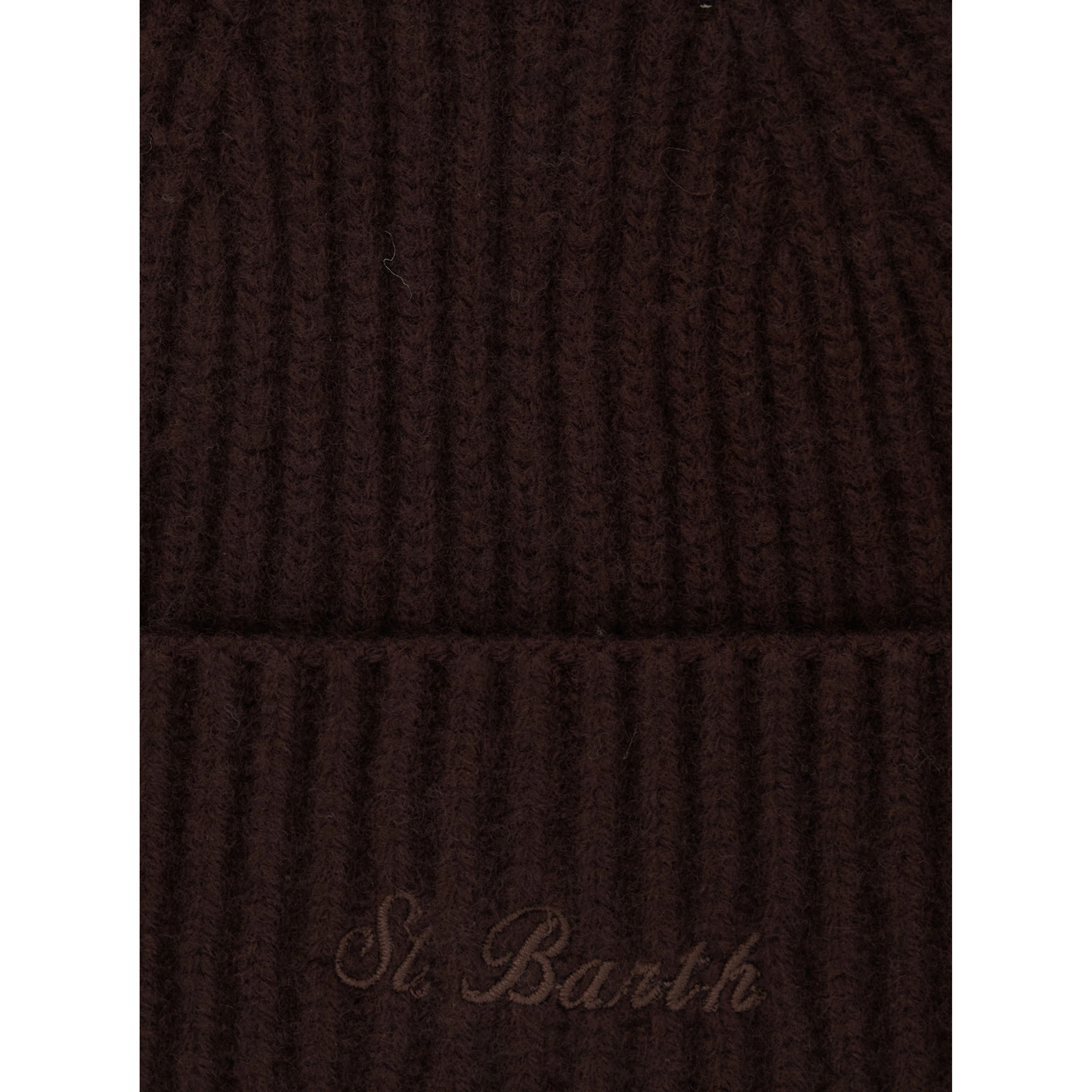 MOSS WOOL Hat with wool processing and brown unisex color