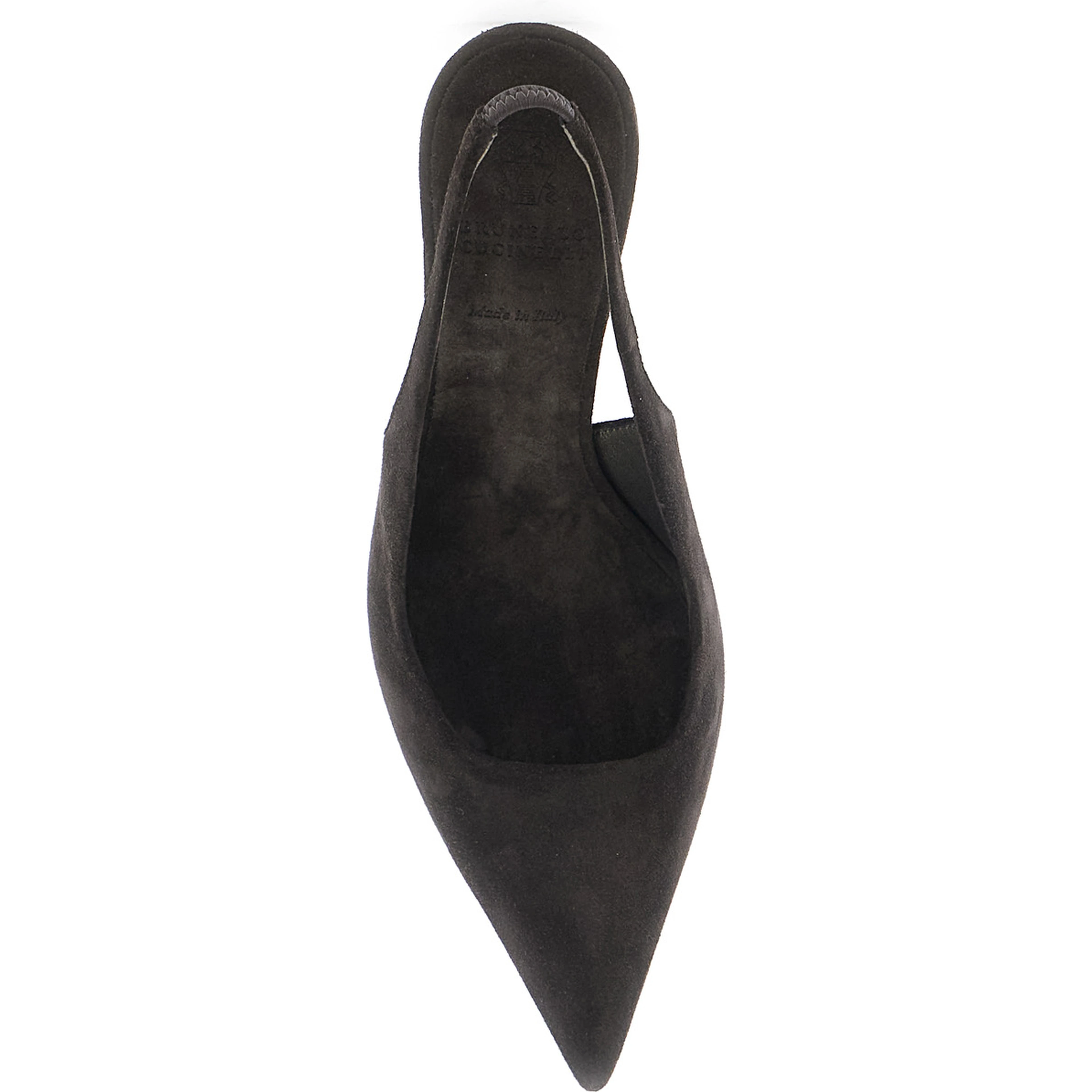 Brown Heeled Sandals with Monile detail on the heel in Suede for women
