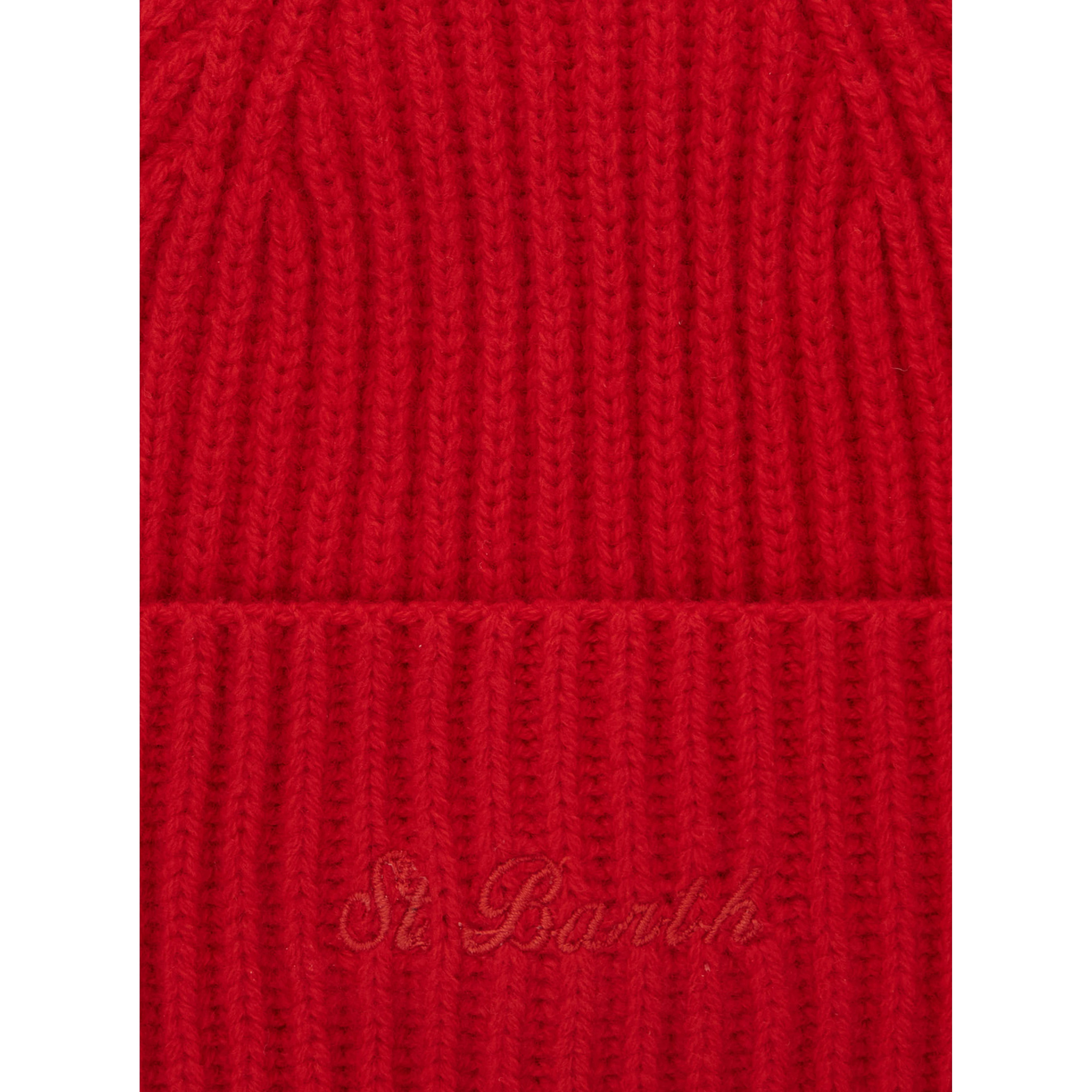 MOSS WOOL Hat with wool and red color for unisex