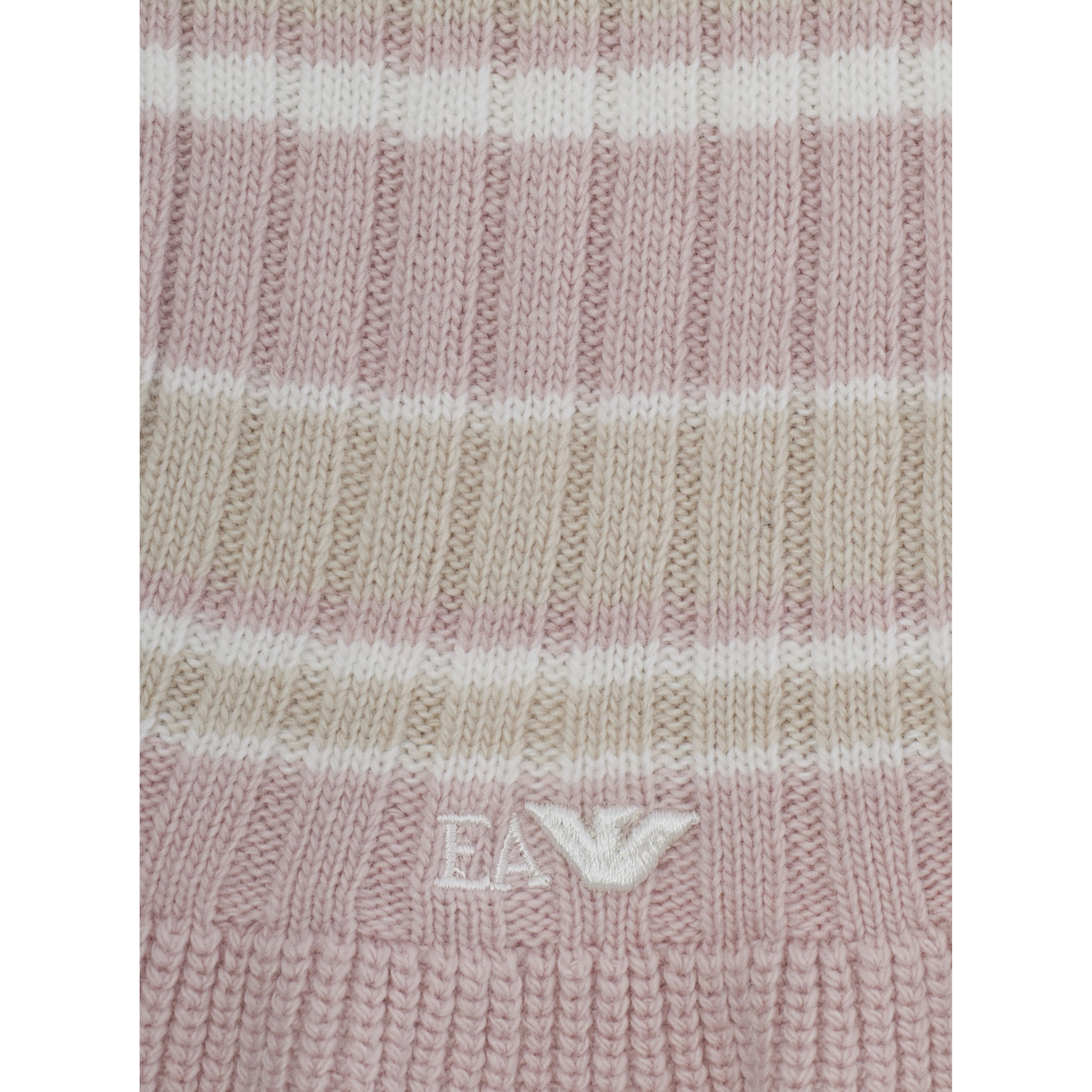 Knit set with refined pink details for Girl