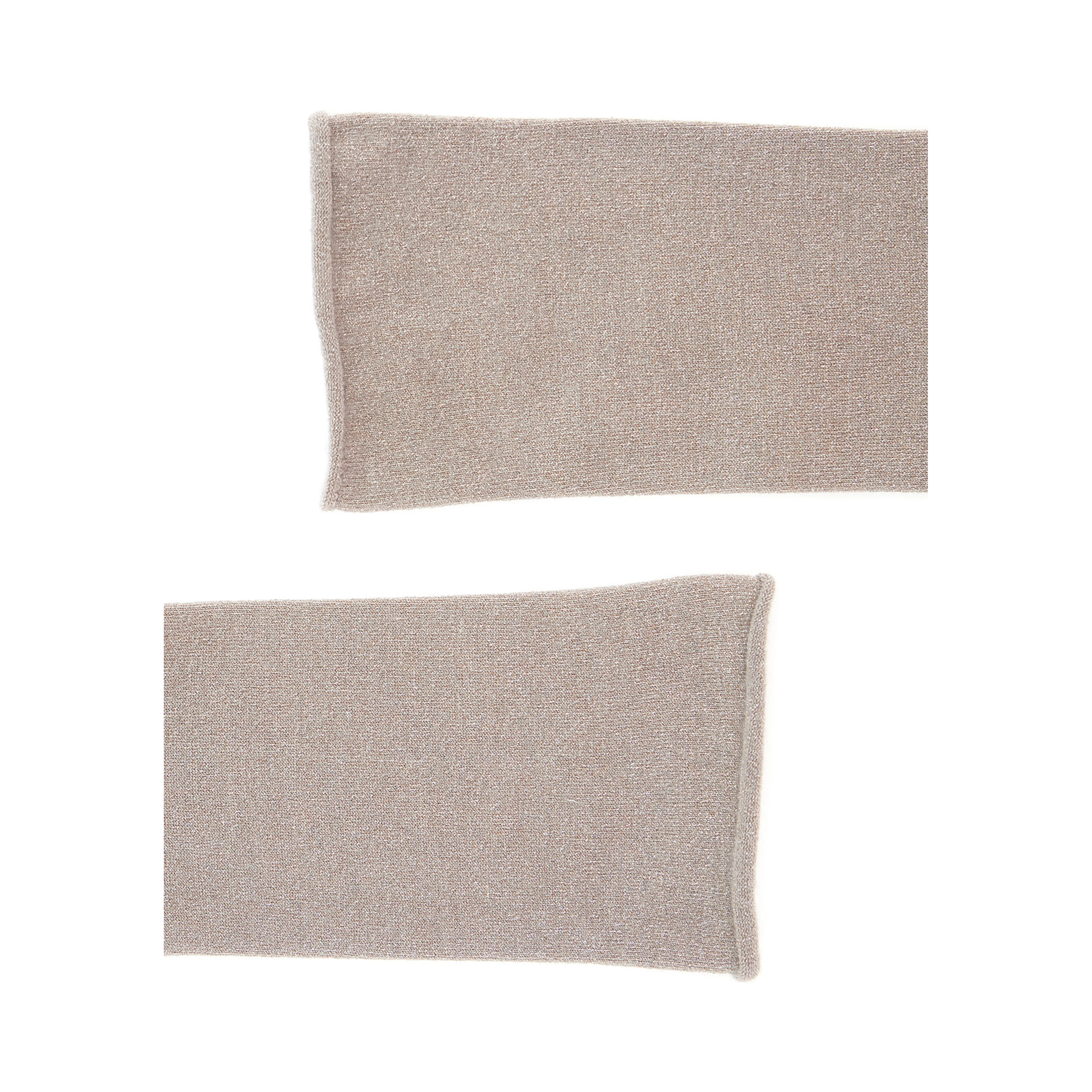 Grey socks with stretch design in cashmere and silk blend women
