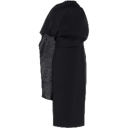 DRAPED OPEN BACK DRESS