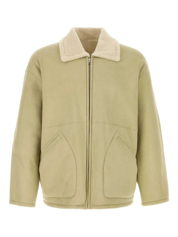 MERINO MOUTON ZIP BLOUSON