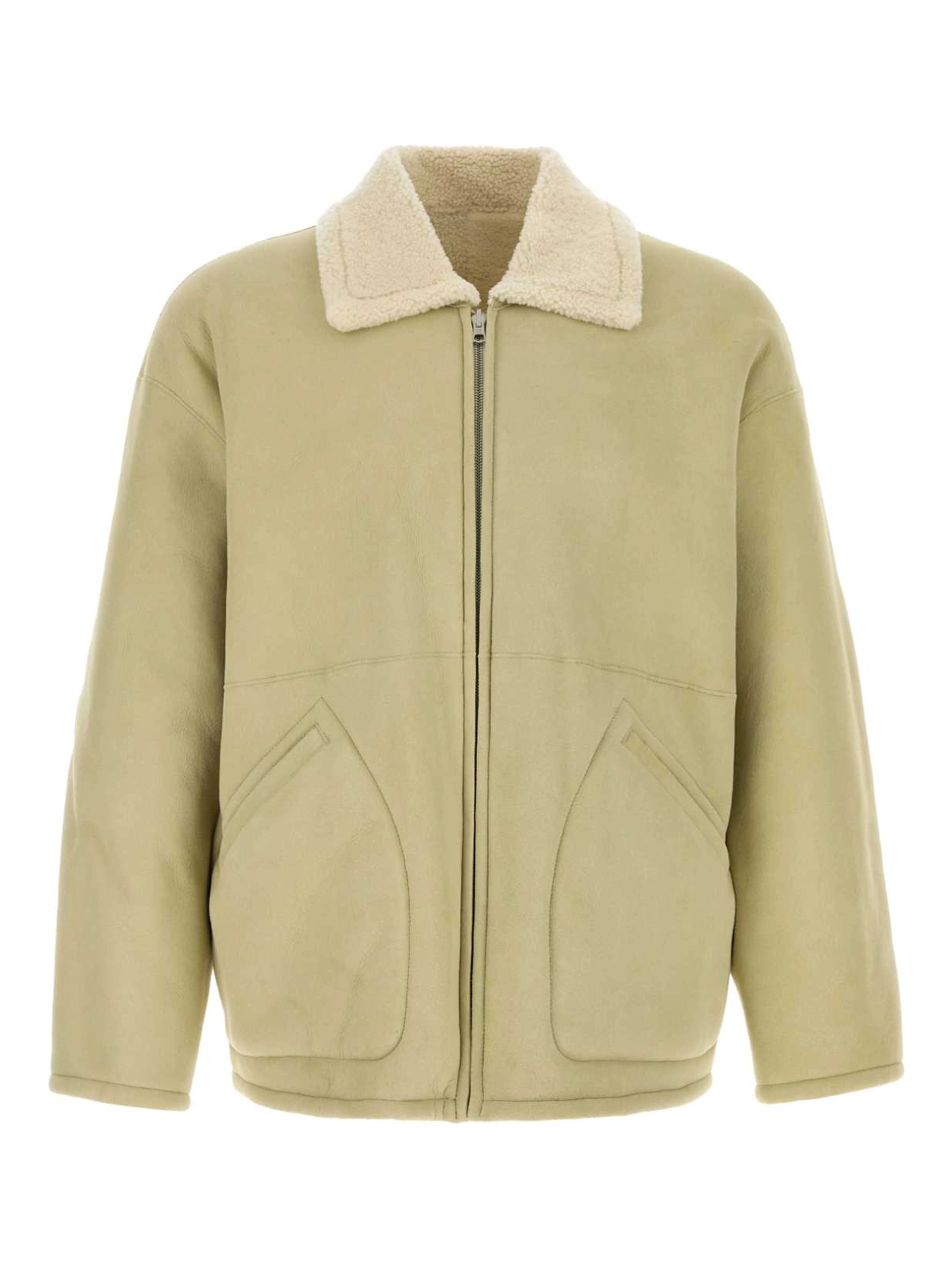 MERINO MOUTON ZIP BLOUSON