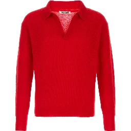 BABY SURI ALPACA SHEER KNIT SKIPPER POLO