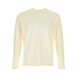 BRUSHED ORGANIC COTTON JERSEY L/S TEE