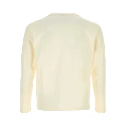 BRUSHED ORGANIC COTTON JERSEY L/S TEE