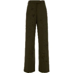 PANTALONE PALAZZO RICAMO