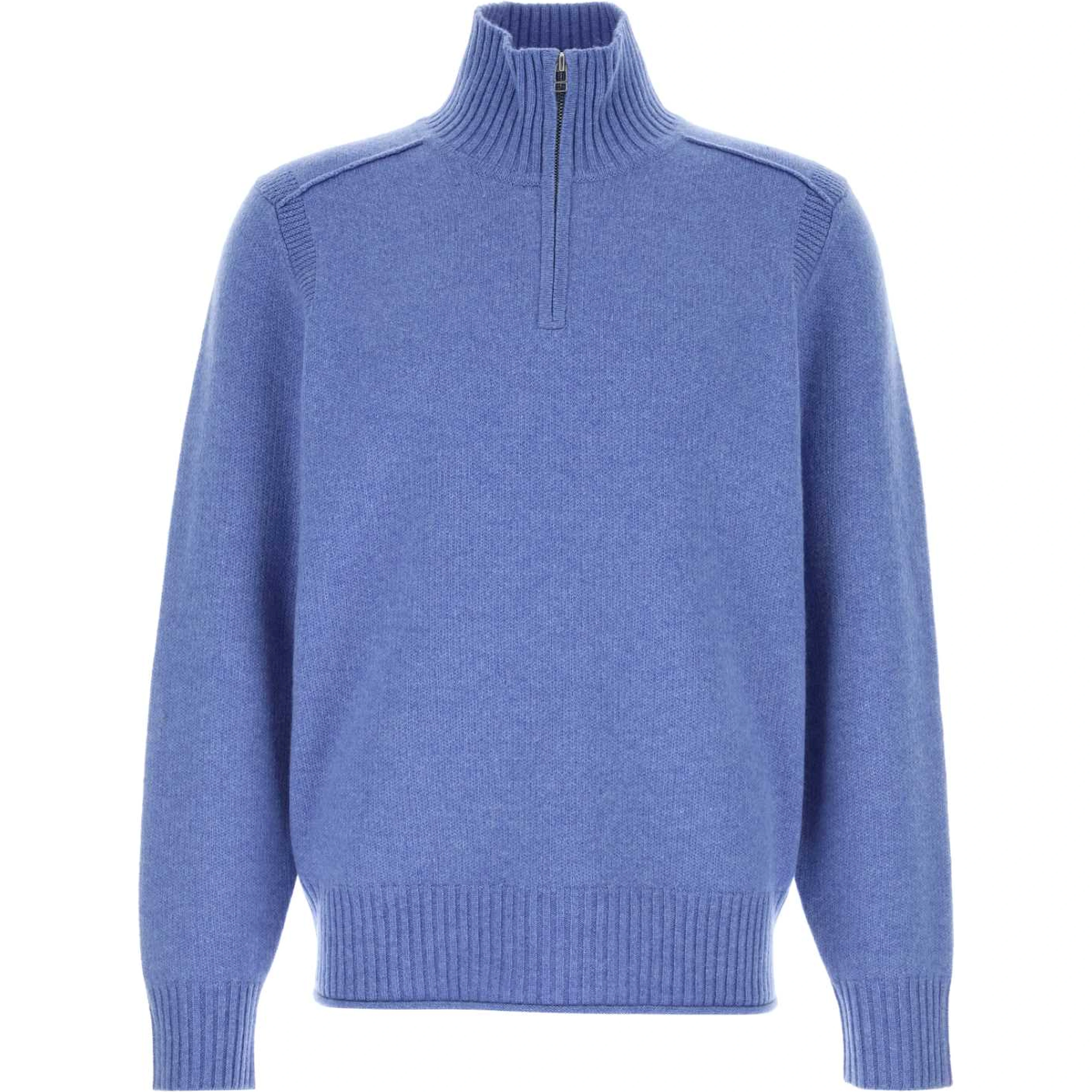 Half Zip Turtleneck In Cashmere