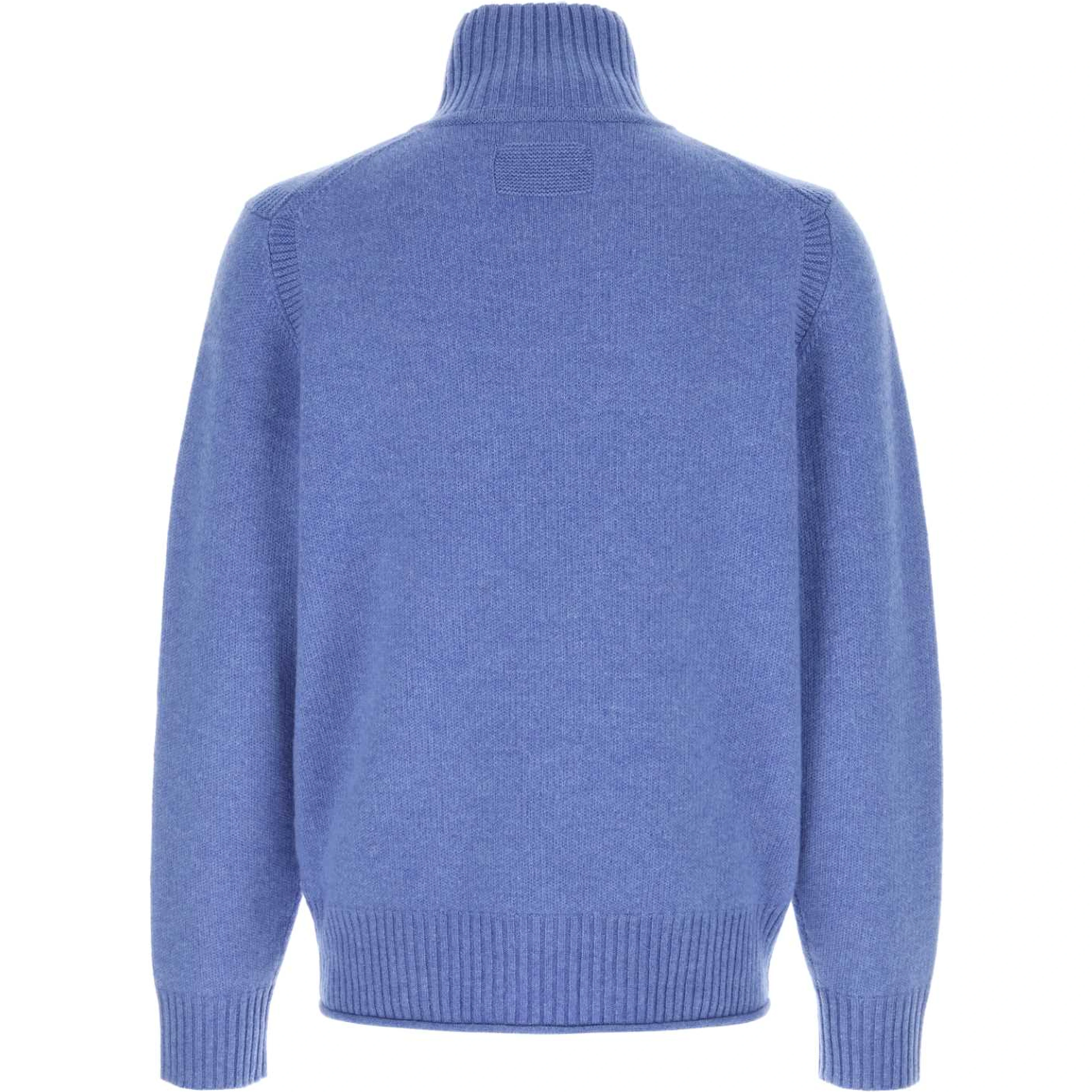 Half Zip Turtleneck In Cashmere