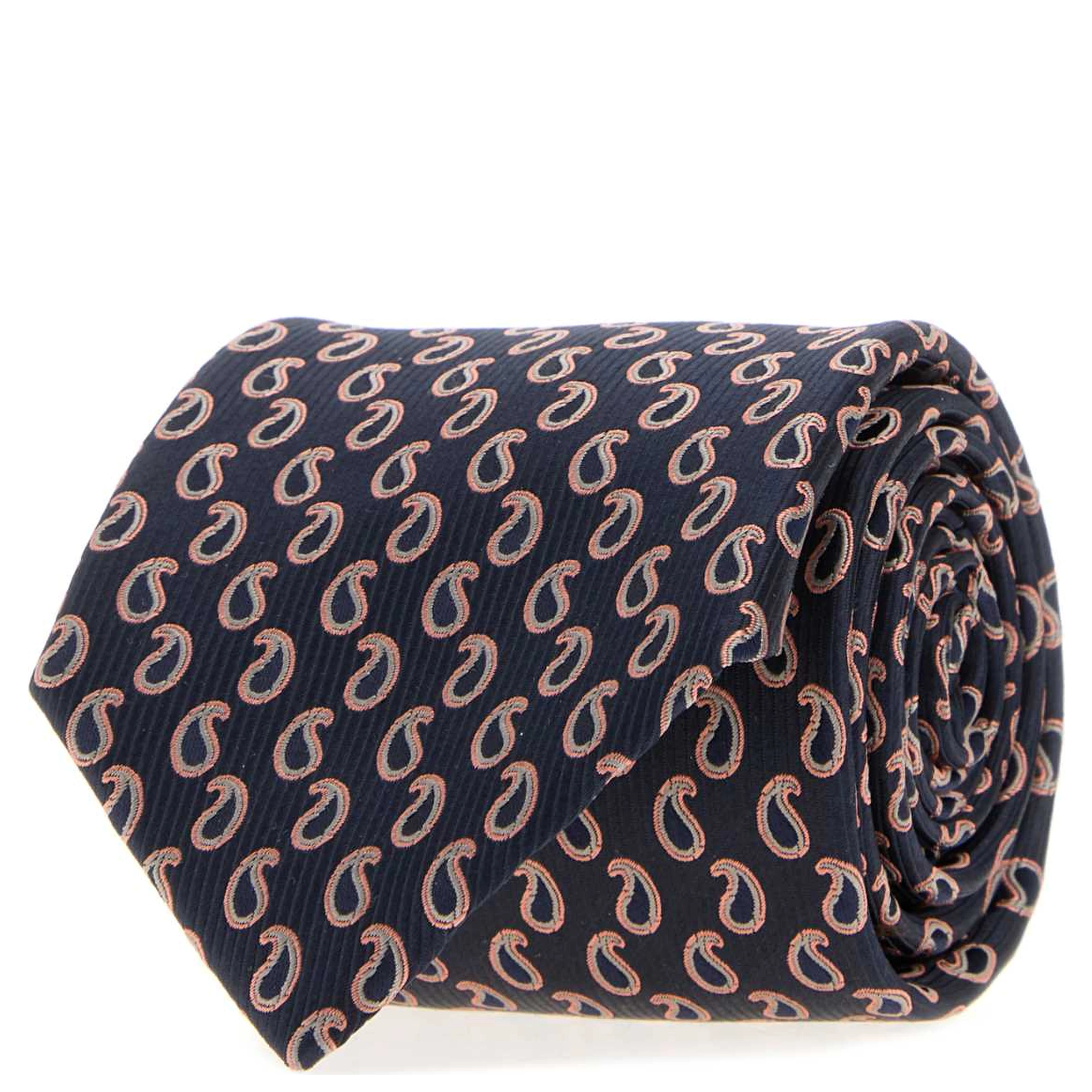 CRAV. STAND. 8X150 SILK MICRO PAISLEY JACQUARD