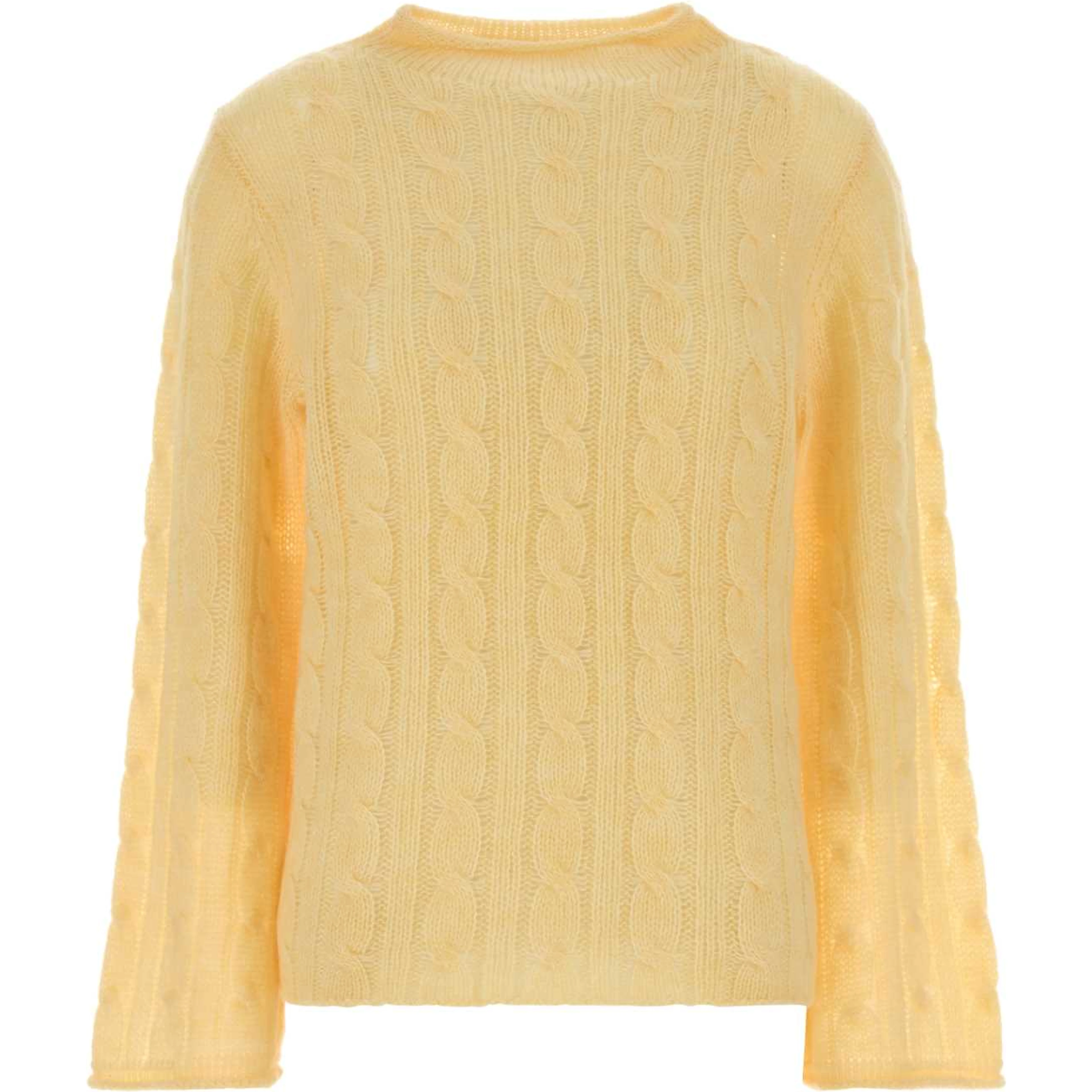 Cable Mock Neck Top