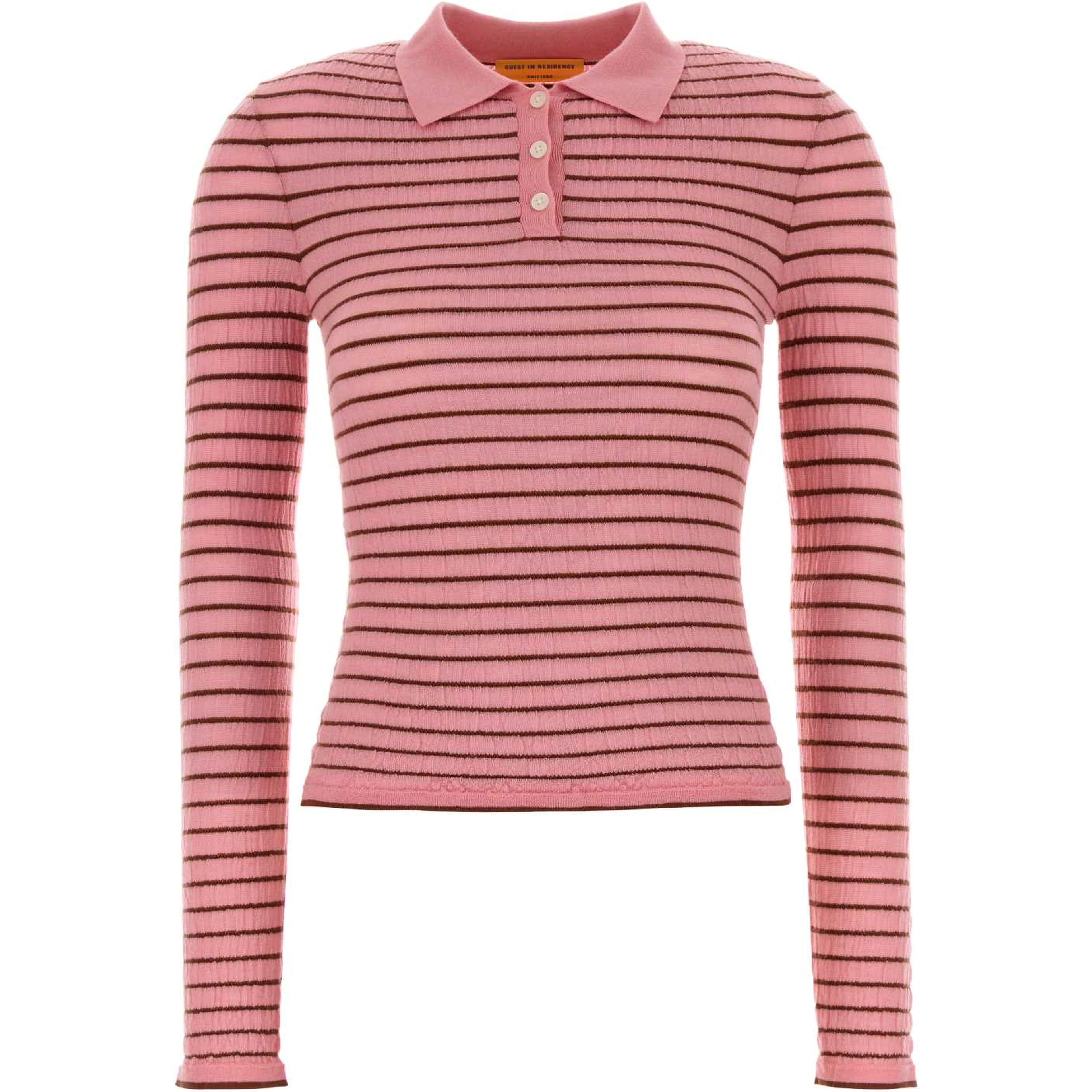 Smocked L/S Shrunken Polo