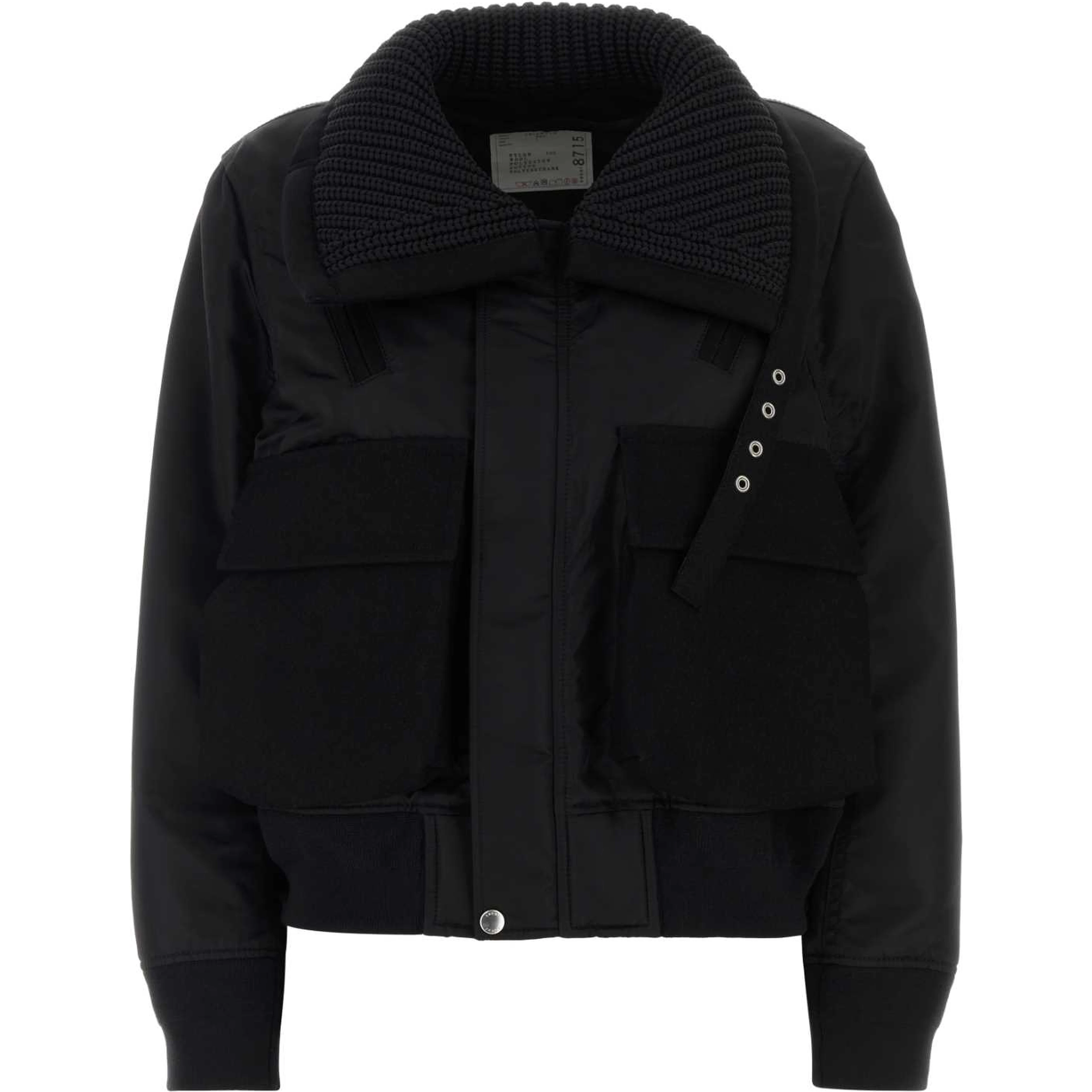 NYLON TWILL X WOOL MELTON BLOUSON