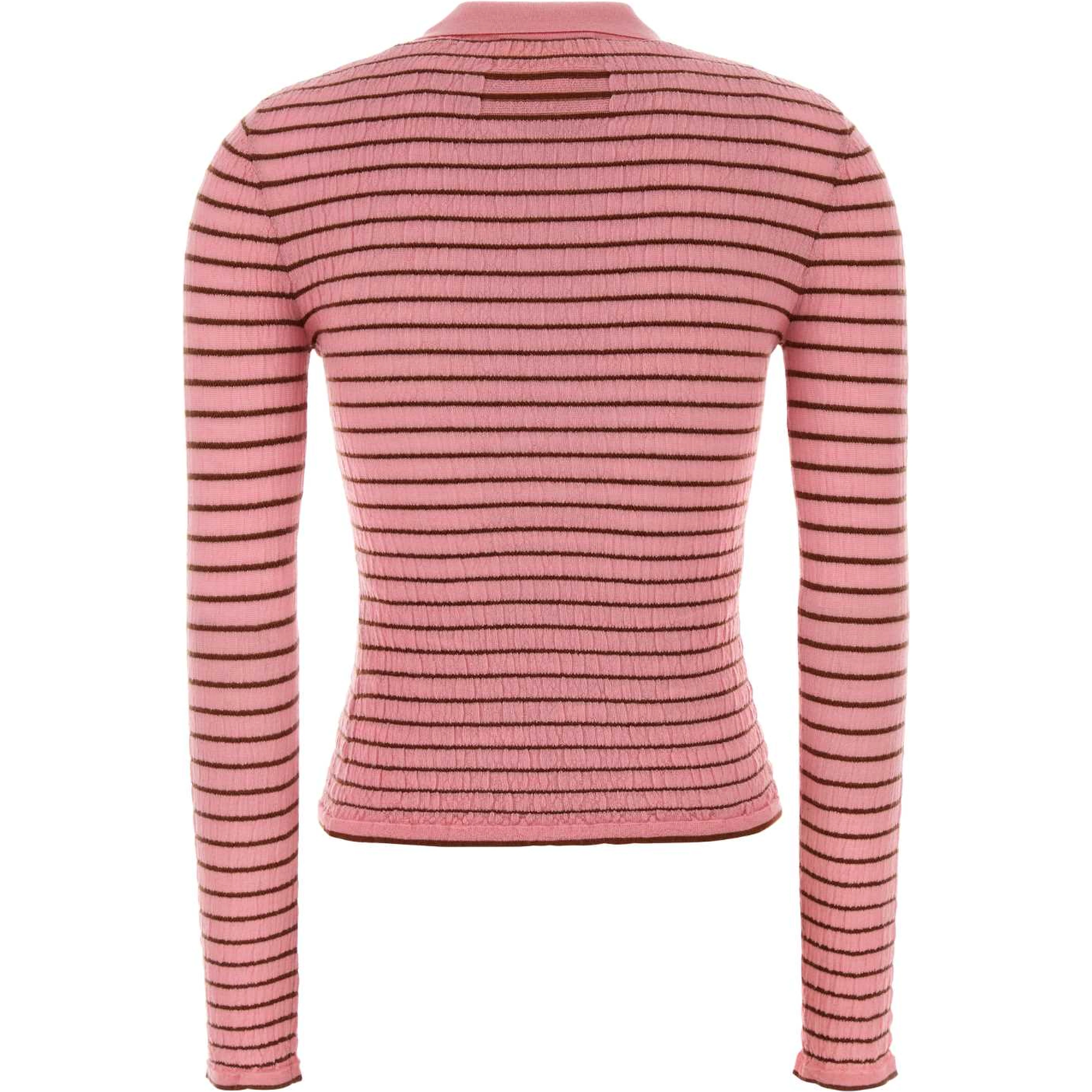 Smocked L/S Shrunken Polo