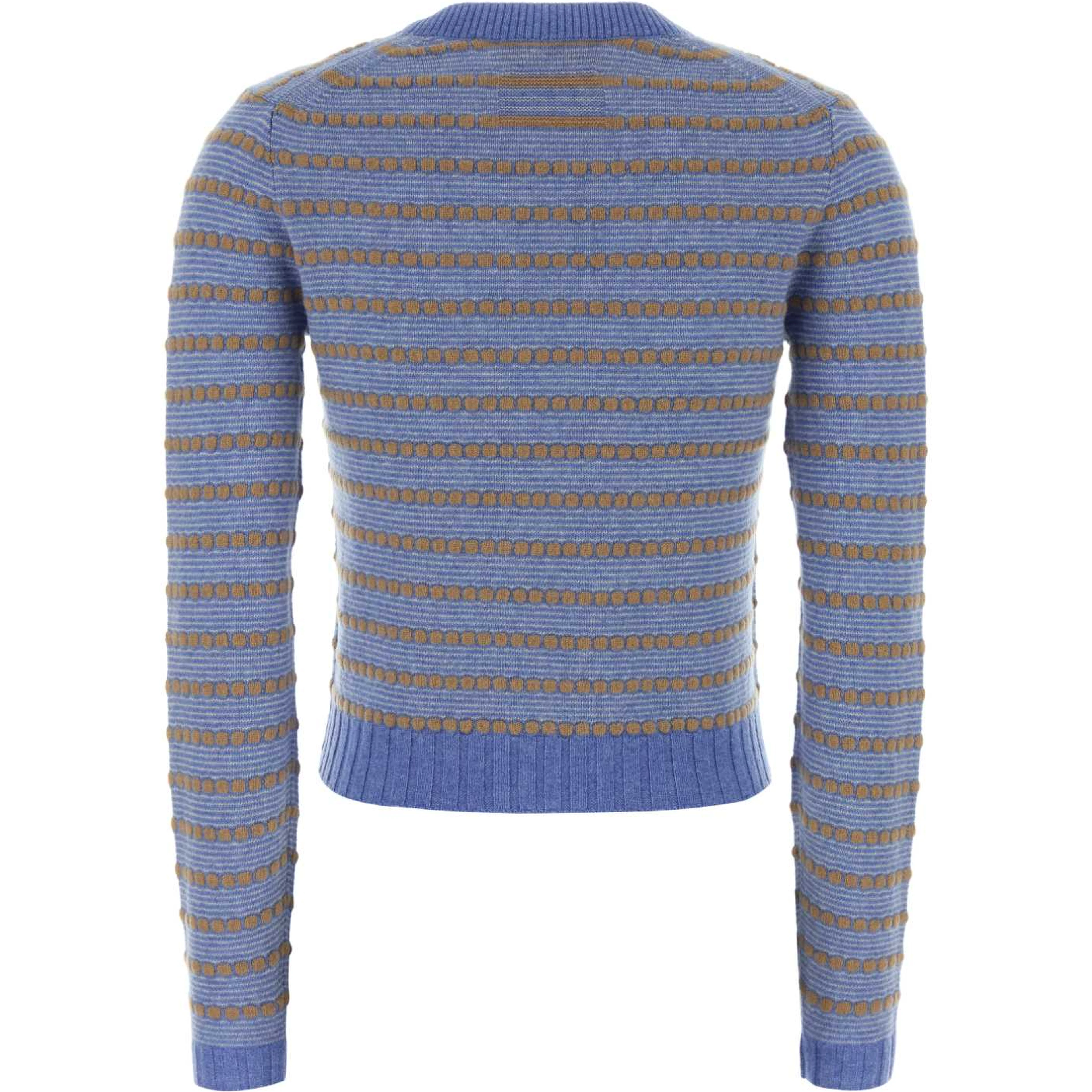 Pebble Stripe Shrunken Crew