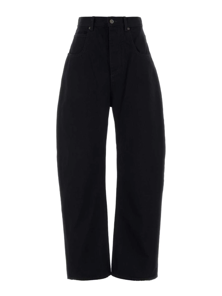 DENIM WIDE LEG DARK BLU BACK TAG