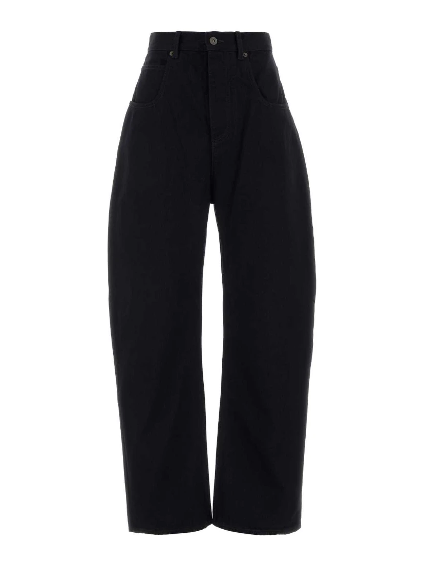 DENIM WIDE LEG DARK BLU BACK TAG