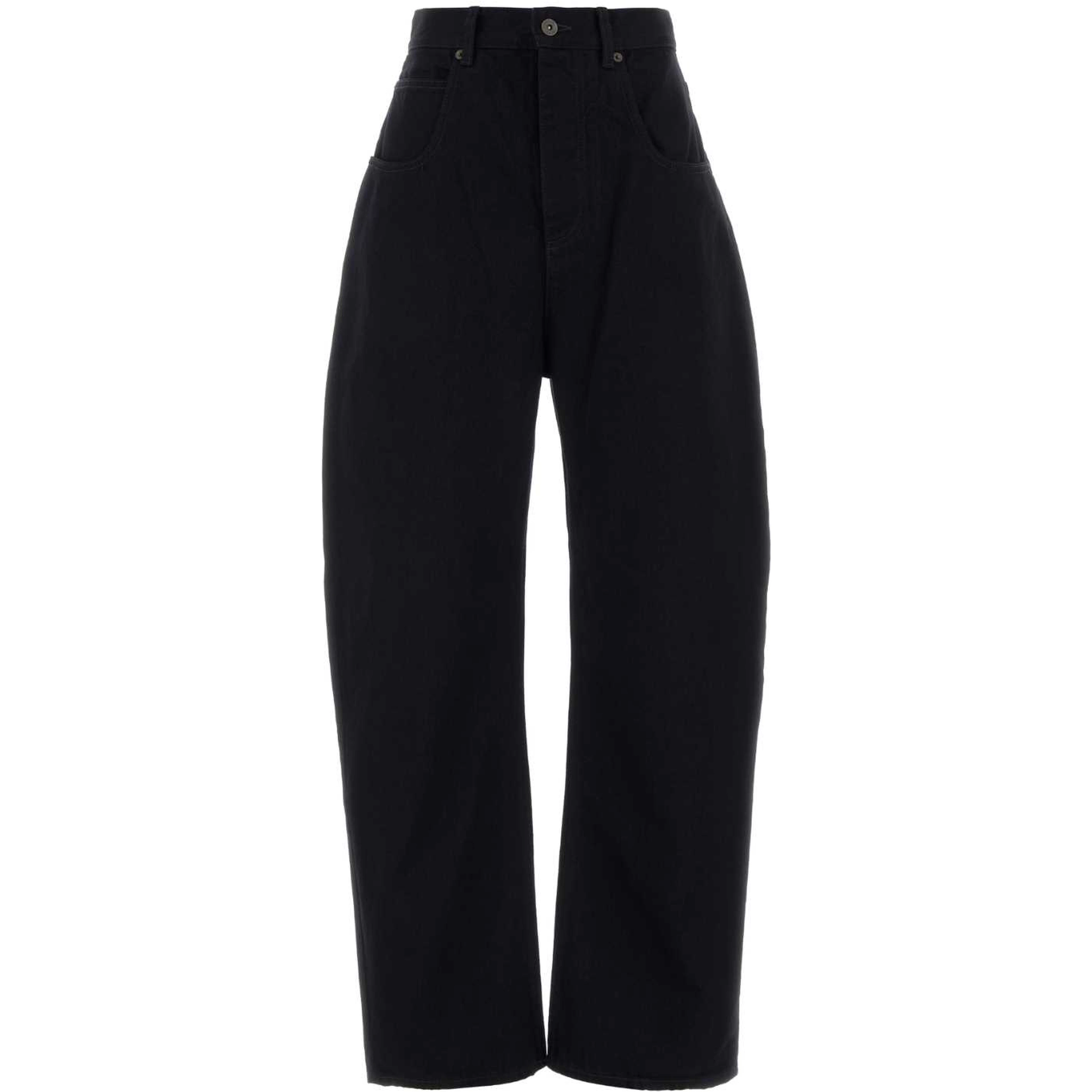 DENIM WIDE LEG DARK BLU BACK TAG