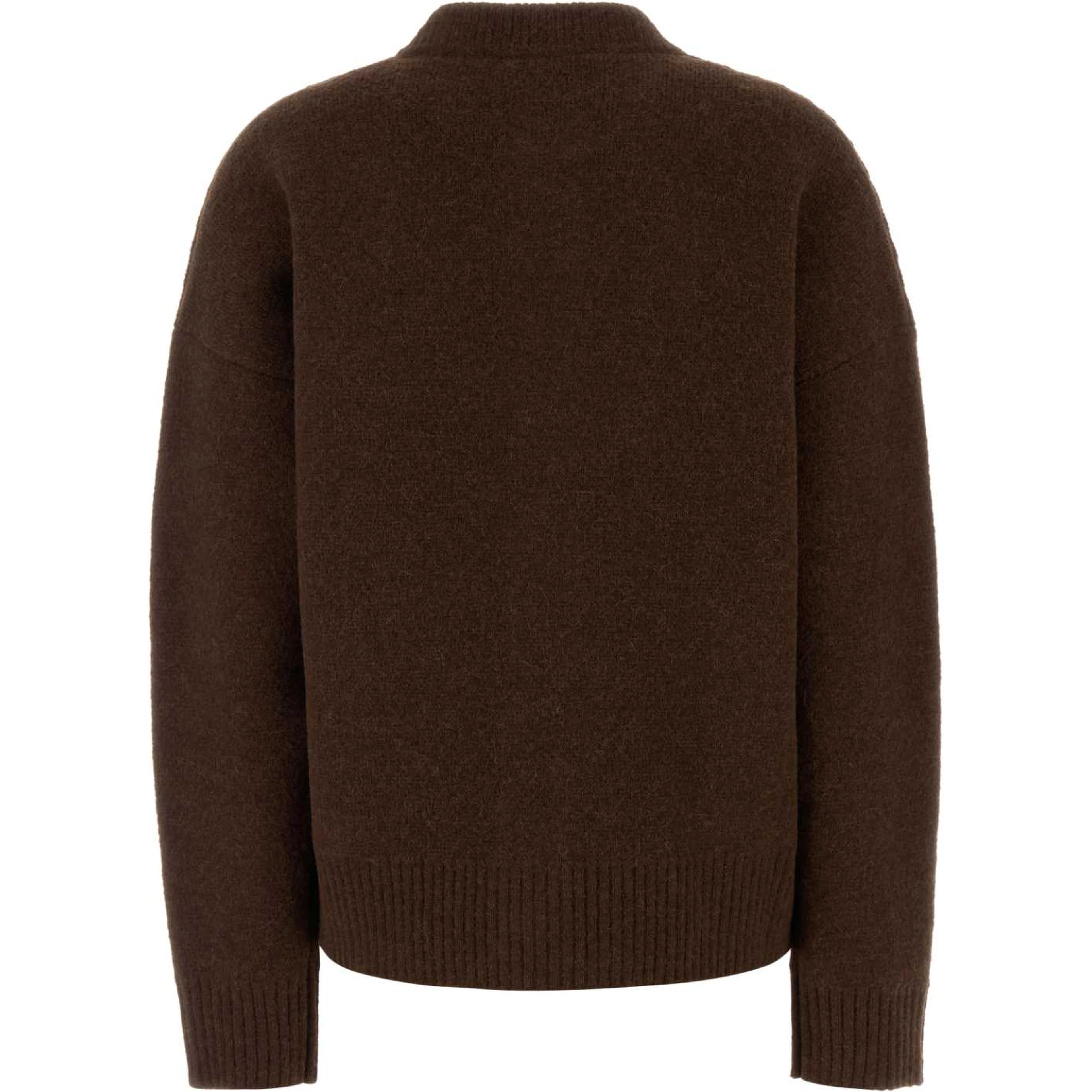 QUOTA-CREWNECKCARDIGANWITHAMIDECOEUR