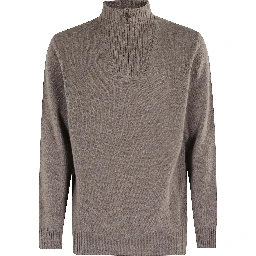 ESSENTIAL L WOOL HALF ZIP