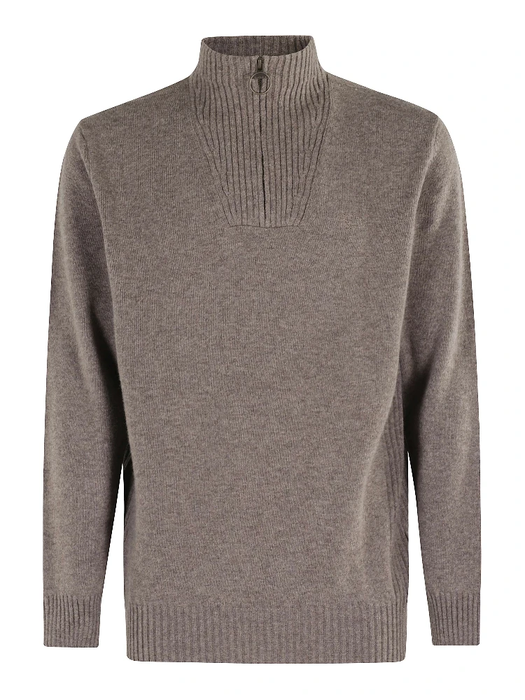 ESSENTIAL L WOOL HALF ZIP