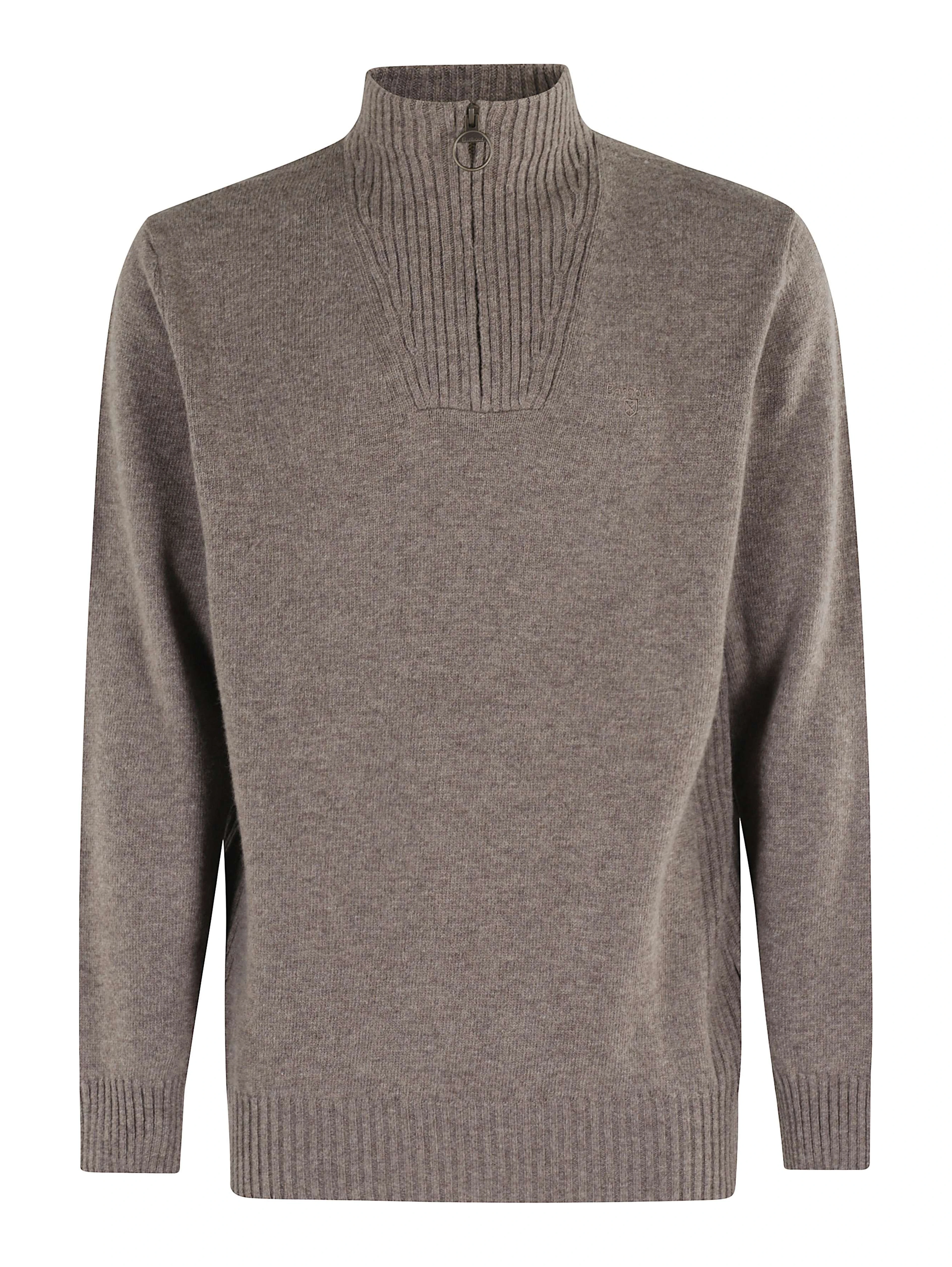 ESSENTIAL L WOOL HALF ZIP