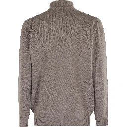 ESSENTIAL L WOOL HALF ZIP