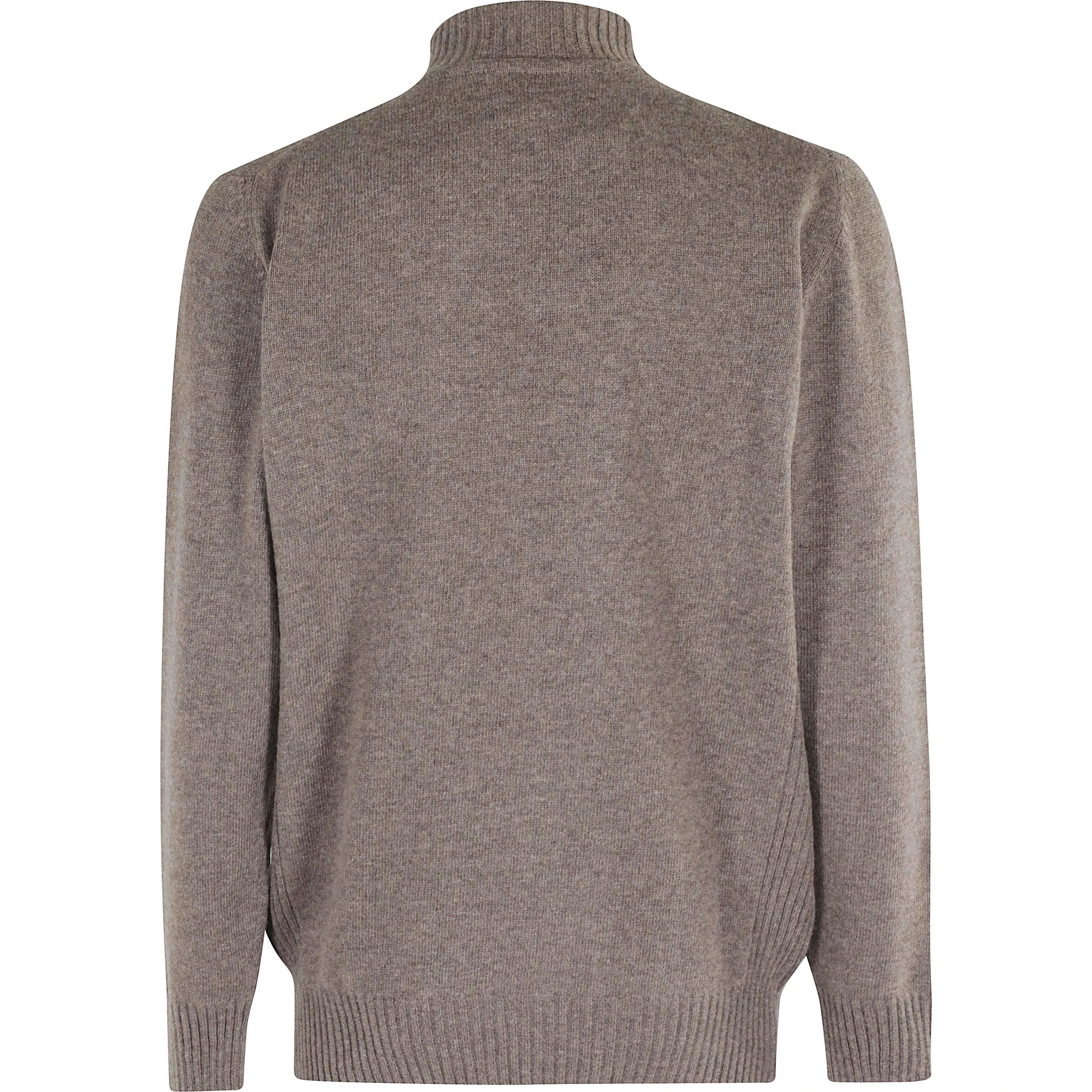ESSENTIAL L WOOL HALF ZIP
