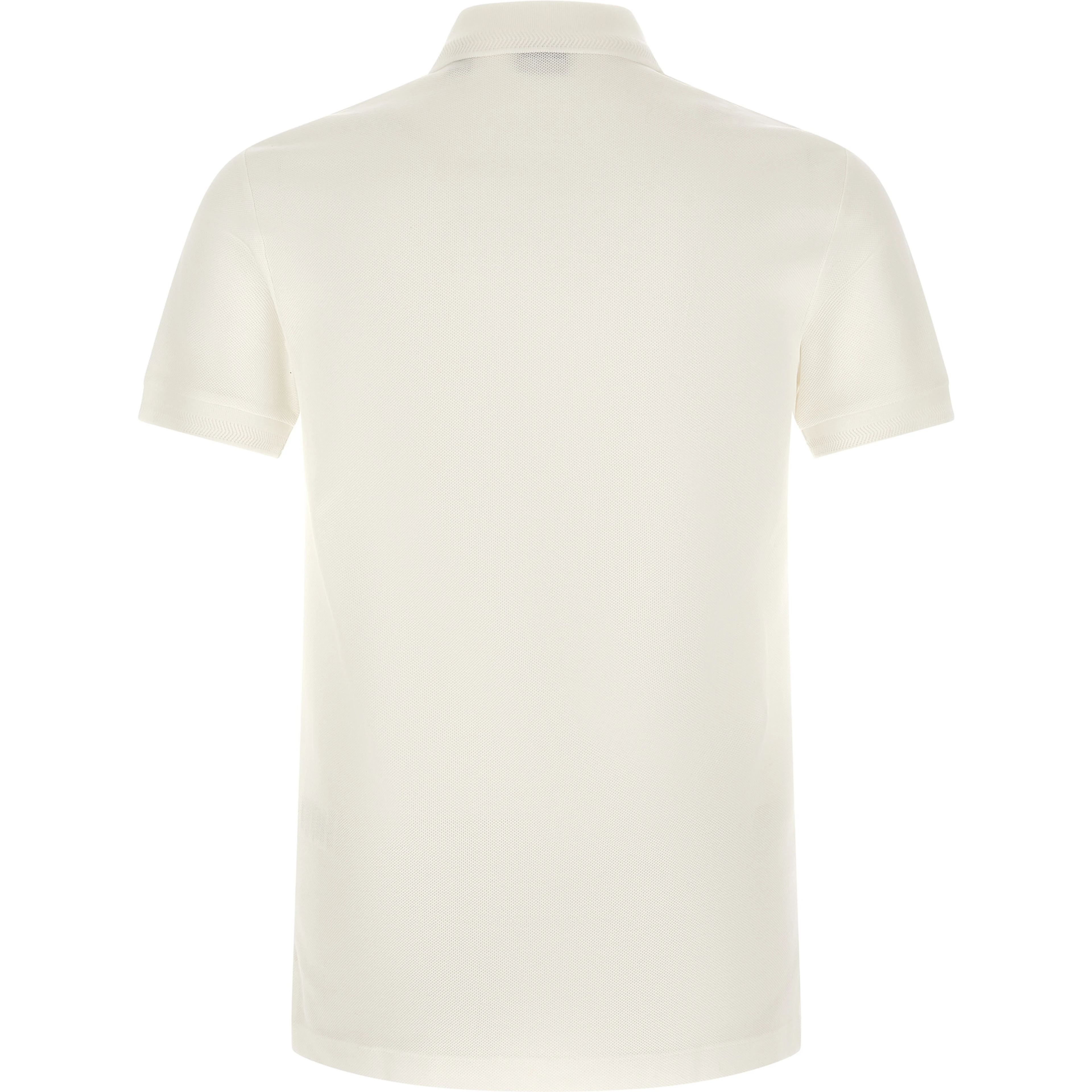White Cotton Polo Shirt