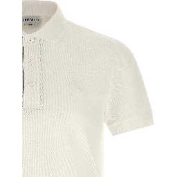 White Cotton Polo Shirt