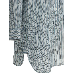 Striped chemisier dress